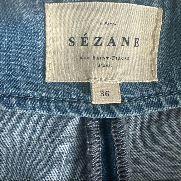 Sézane Armando Denim Trousers size 36 - Picture 9 of 11